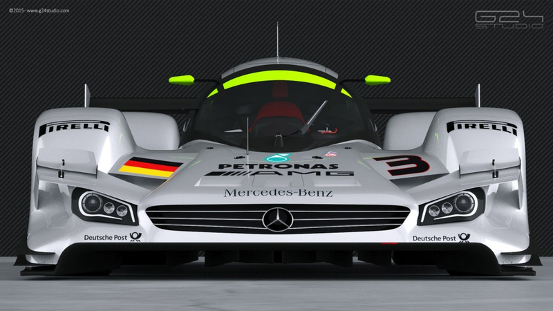 Illustration for article titled Mercedes unveils LMP1 contender for 2016!